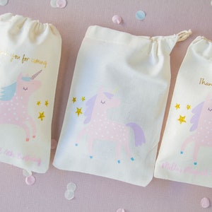 Unicorn party bag, unicorn party favours, unicorn party decor, girl's birthday