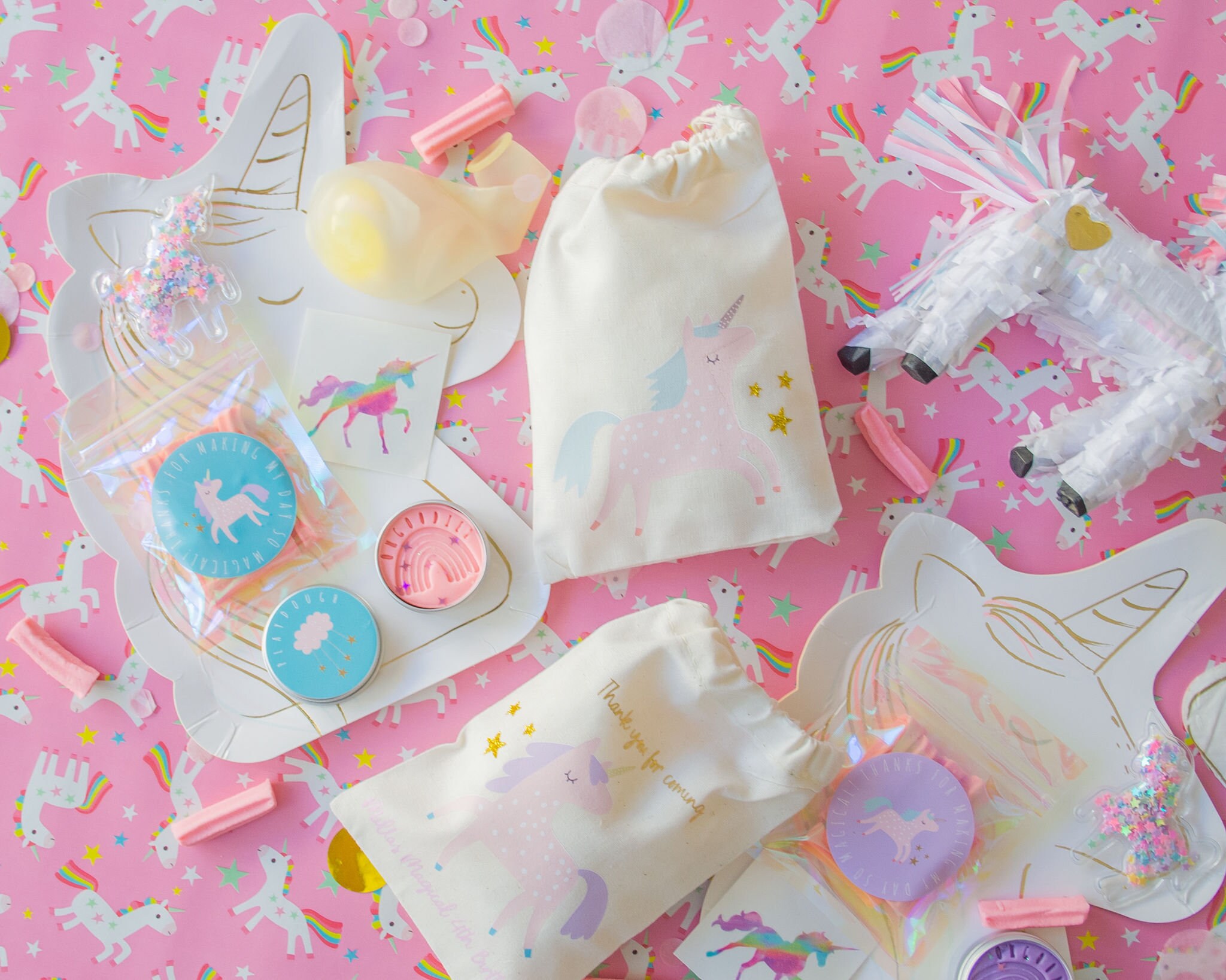 Unicorn party bag unicorn party favours unicorn party decor | Etsy
