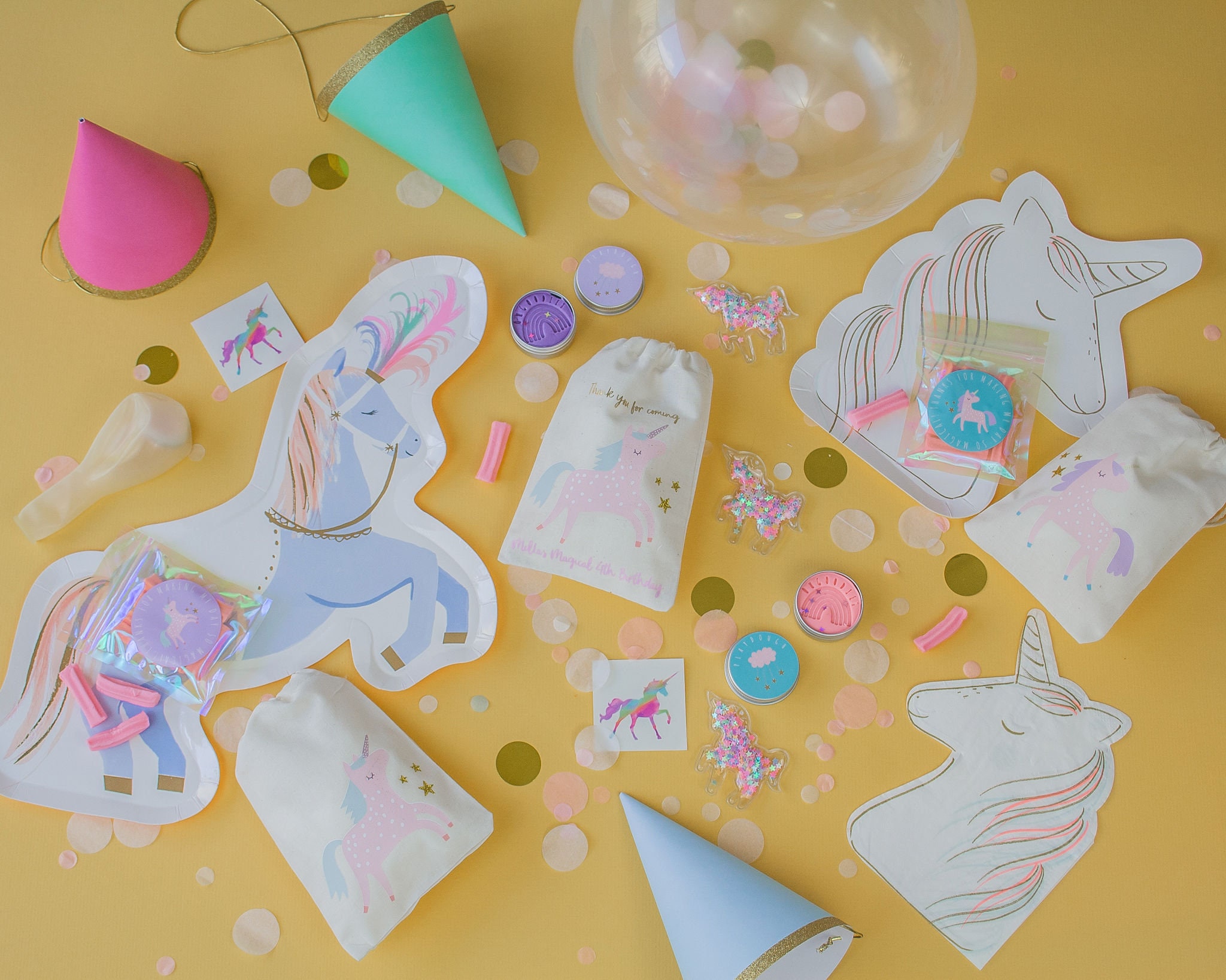 Unicorn party bag unicorn party favours unicorn party decor | Etsy