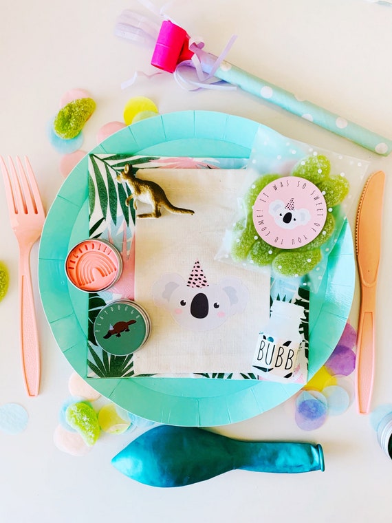 Australian Animal Party Bags Australian Animal Party Favours Etsy