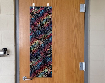Colorful Stars Teachers Door Window Decoration. Teacher Classroom Window Cover Safety Security, Emergency School Lockdown. FREE SHIPPING!