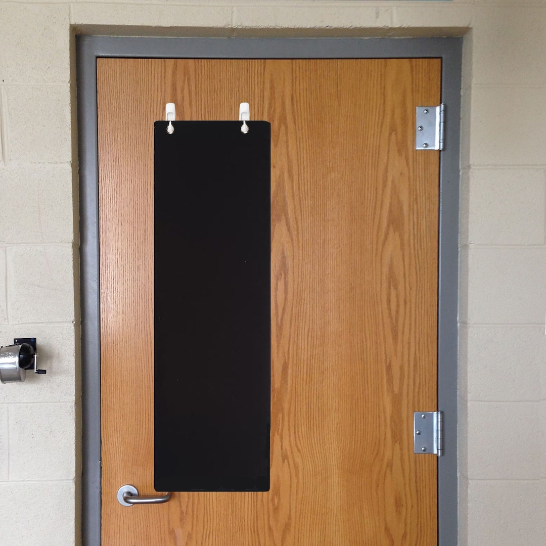 Solid Black Teachers Door Window Decoration. Teacher Classroom Window