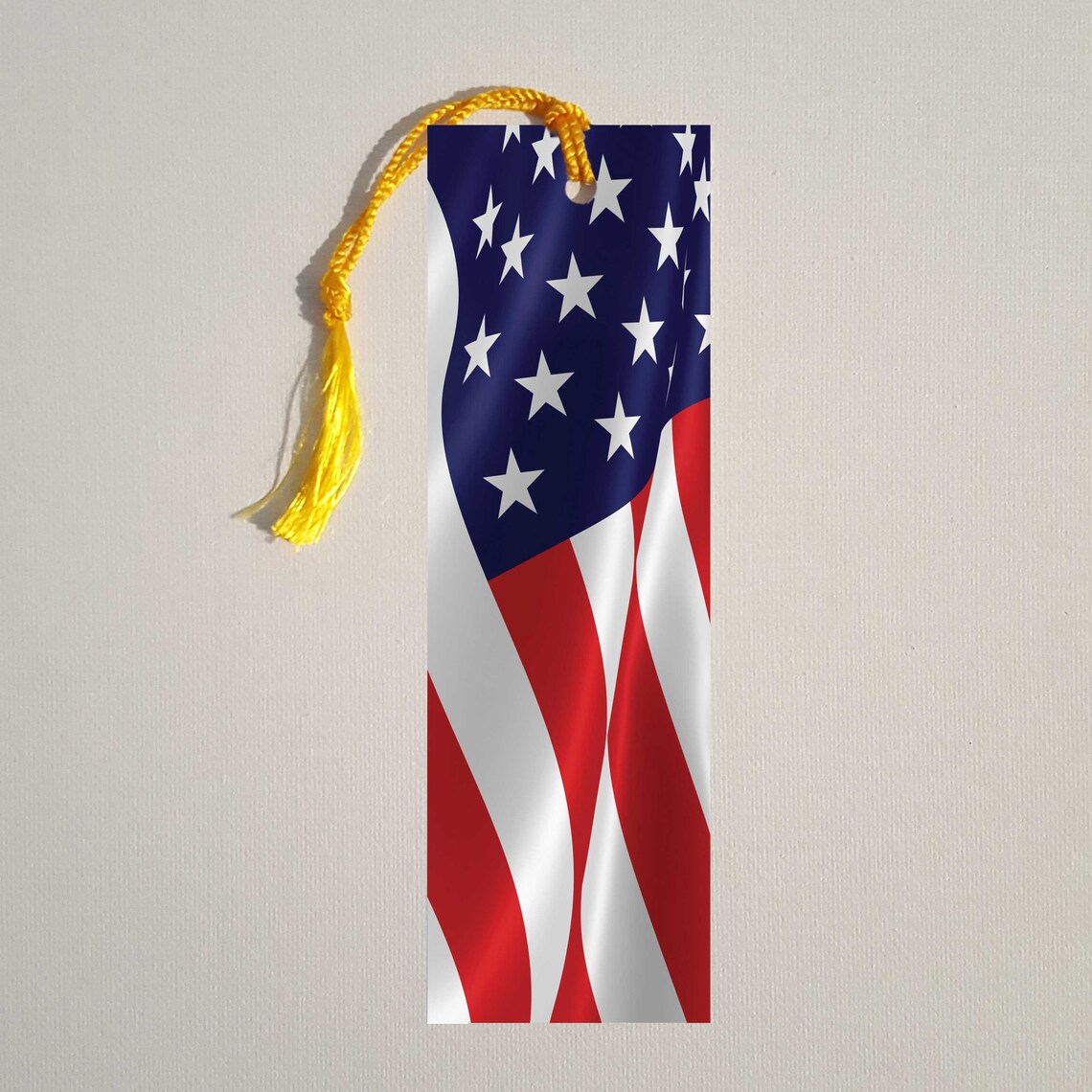 American Flag Bookmark for American / Book Lovers. Custom Etsy