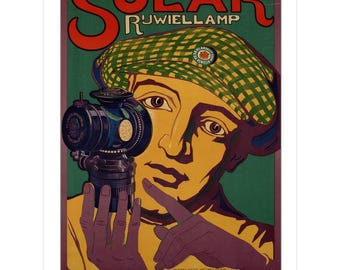 Vintage Camera Ad Poster