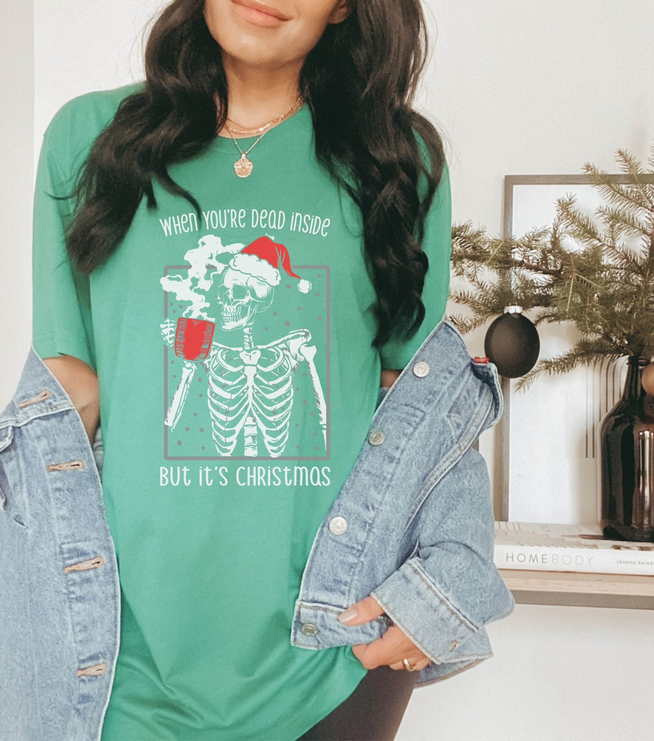 Spooky Christmas Shirt, Coffee Christmas Shirt