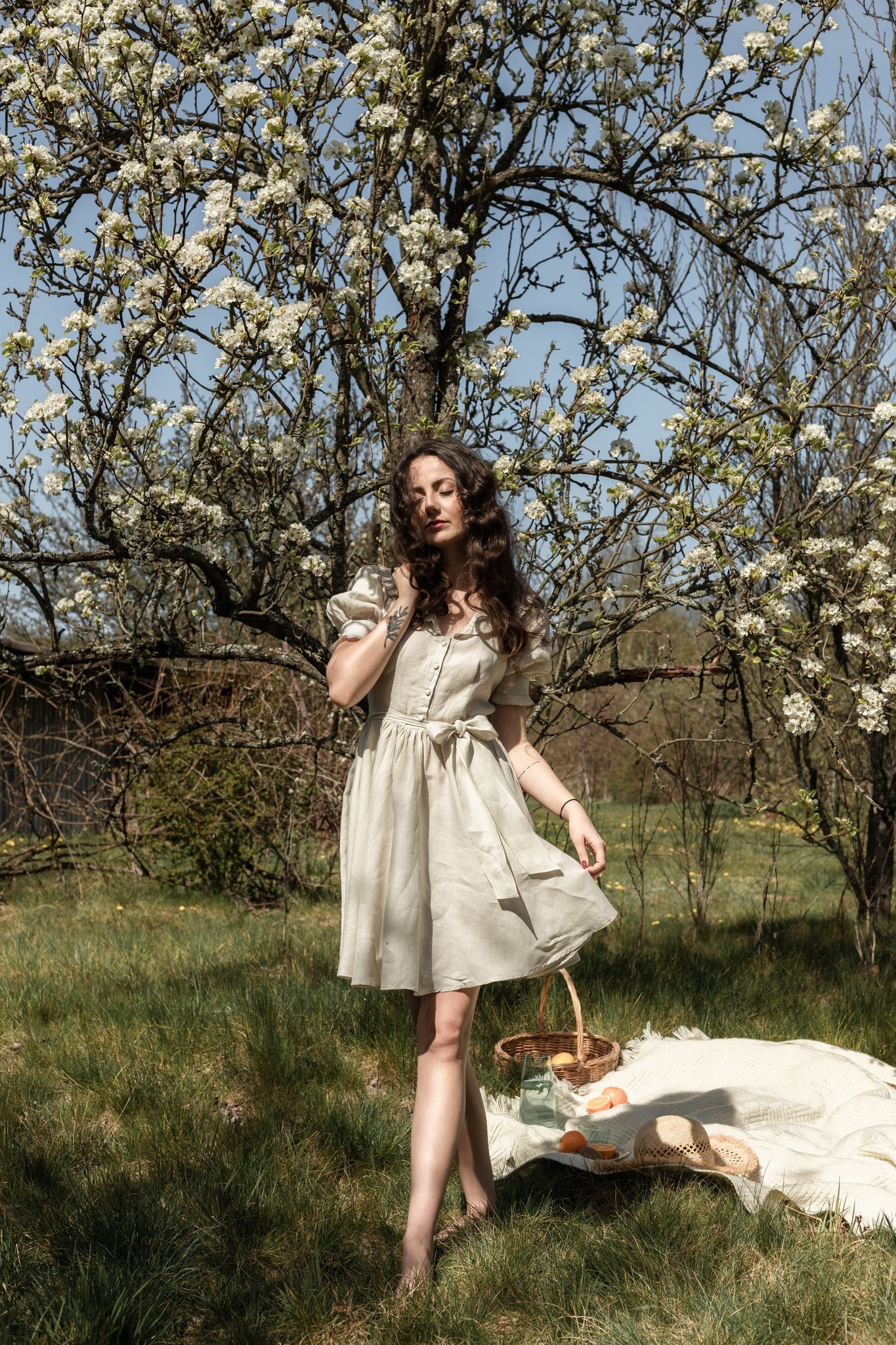 cottagecore daisy dress Lace Daisy Pastel Cottagecore dress cottage fairy aesthetic