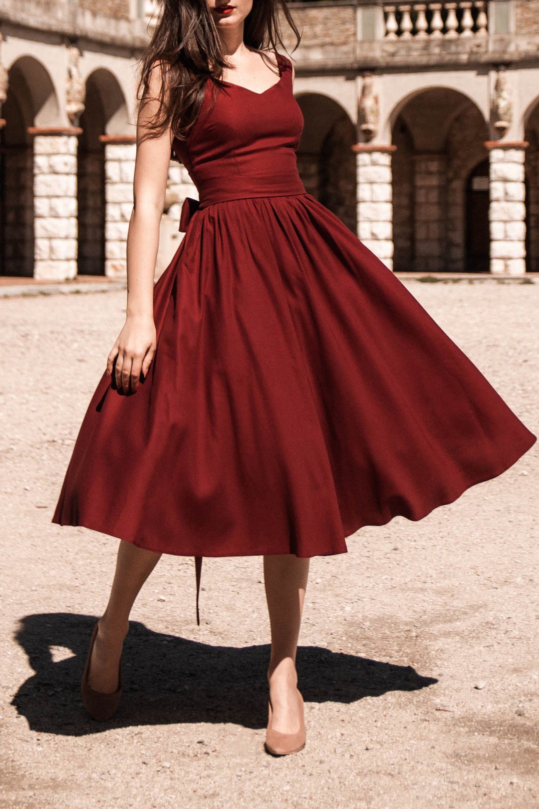 Amazon.com: Yellow 50s Dress, Retro Dresses for Women 1960