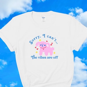 Kidcore Aesthetic Cat Rainbow Cloud T-Shirt