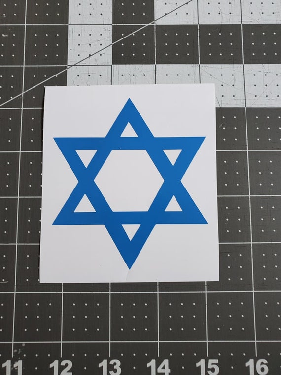 Star of David sticker | Etsy