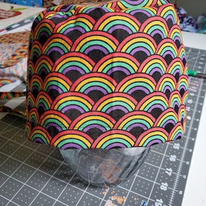 Pride tie back scrub hat