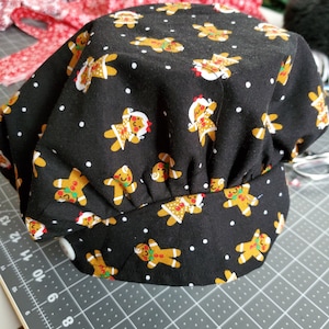 Christmas Cookie Bouffant w Toggle n Buttons