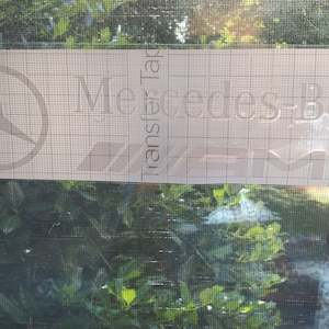 Pegatina Mercedes en vinilo.