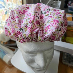 Floral tulip circle hat, petites only