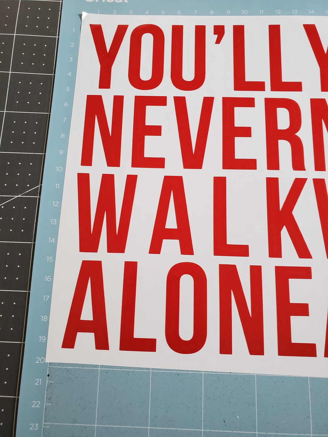 You'll Never Walk Alone Decal in Vinyl - Etsy
