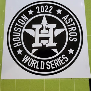 Astros 2022 world series sticker