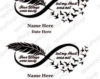 Your wings were ready svg your wings were ready but our | Etsy