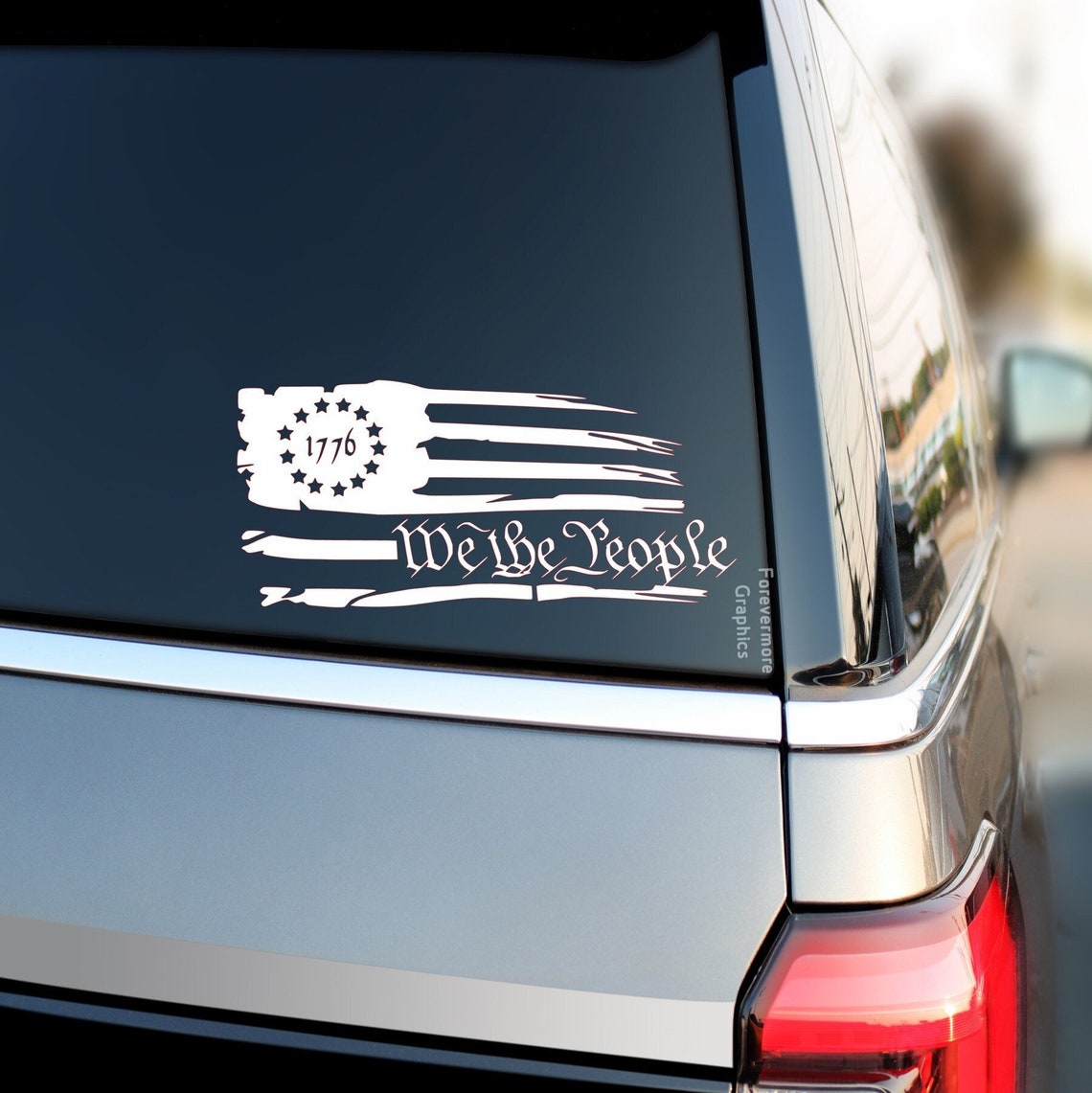We the People Decal 1776 Decal American Flag Decal - Etsy