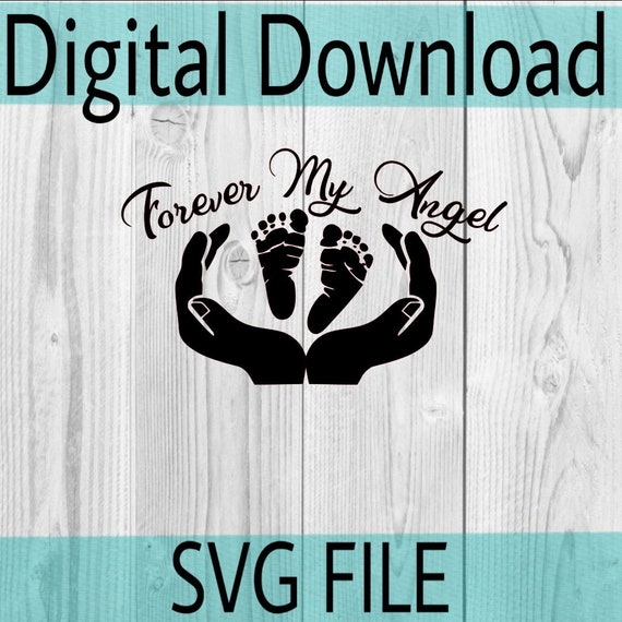 Download Digital Forever My Angel In Loving Memory My Guardian Angel Rest In Peace Svg
