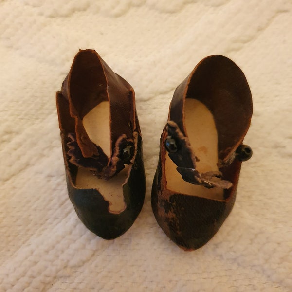 chaussures poupée ancienne poupées anciennes antique shoes doll no
