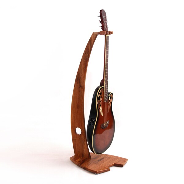 Long John Guitar Stand - Wooden Guitar Stand (Oak) LJS-Ev2