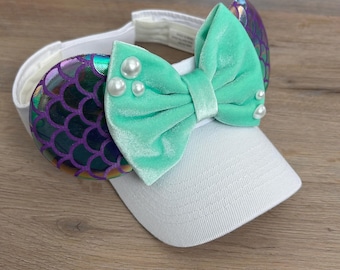 Mermaid Mickey Visor, Seashell Minnie Ears Visor, Mickey  display picture 3