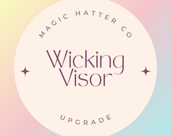 Wicking Visor Upgrade, Wicking Visor with Mouse Ears, Mouse Ears for Running
