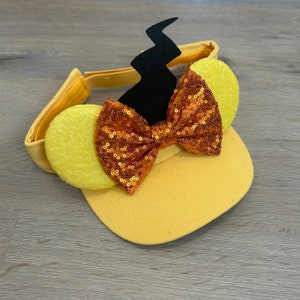 Powerline Mouse Ear Visor, Powerline Mouse Ear Costume Accessory, Powerline Inspired Mouse Ears perfect for Running Costume