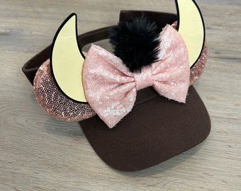 Pumba Inspired Mouse Ears, Running Costume for Springtime Surprise