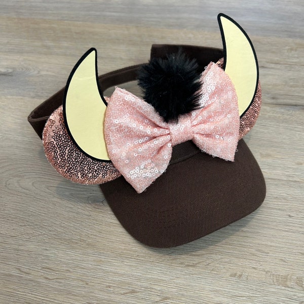 Pumba Inspired Mouse Ears, Running Costume for Springtime Surprise