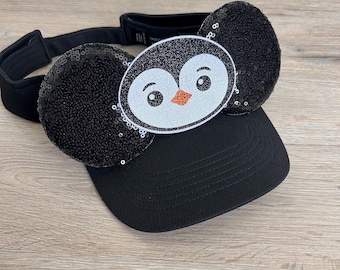 Jolly Holiday Penguin Mouse Ears, Wine and Dine Running Costume