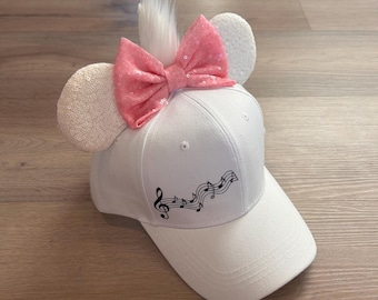 Marie Mouse Ears, Marie Mouse Ear Hat, Kitty Mouse Ears, Aristocats Inspired Mouse Ears