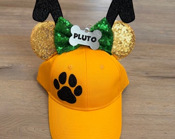 Youth Pluto Inspired Mouse Ear Hat, Pluto Mouse Ears, Comfortable Mouse Ears for Kids