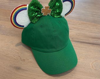 St. Patrick's Day Mouse Ears, Rainbow Mouse Ear Hat