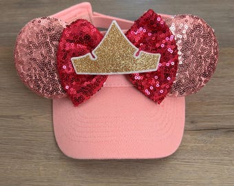 Aurora Mouse Ear Visor, Sleeping Princess Ears