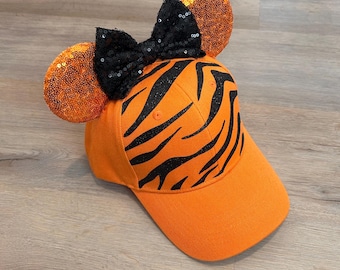 Tigger Inspired Mouse Ear Costume Hat, Comfortable Mouse Ears