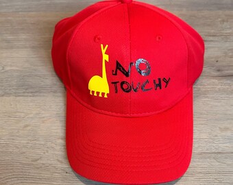 No Touchy Llama Emperor Baseball Hat