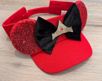 Red Jasmine Mouse Ear Visor