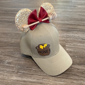 Winnie the Pooh Inspired Mouse Ear Costume Hat