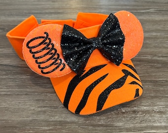 Tigger Inspired Mouse Ear Visor, Tigger Inspired Mouse Ears