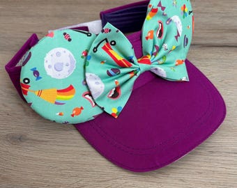 Bing Bong Inspired Ears, Emotions Mouse Ear Visor, Inside Out Inspired Costume