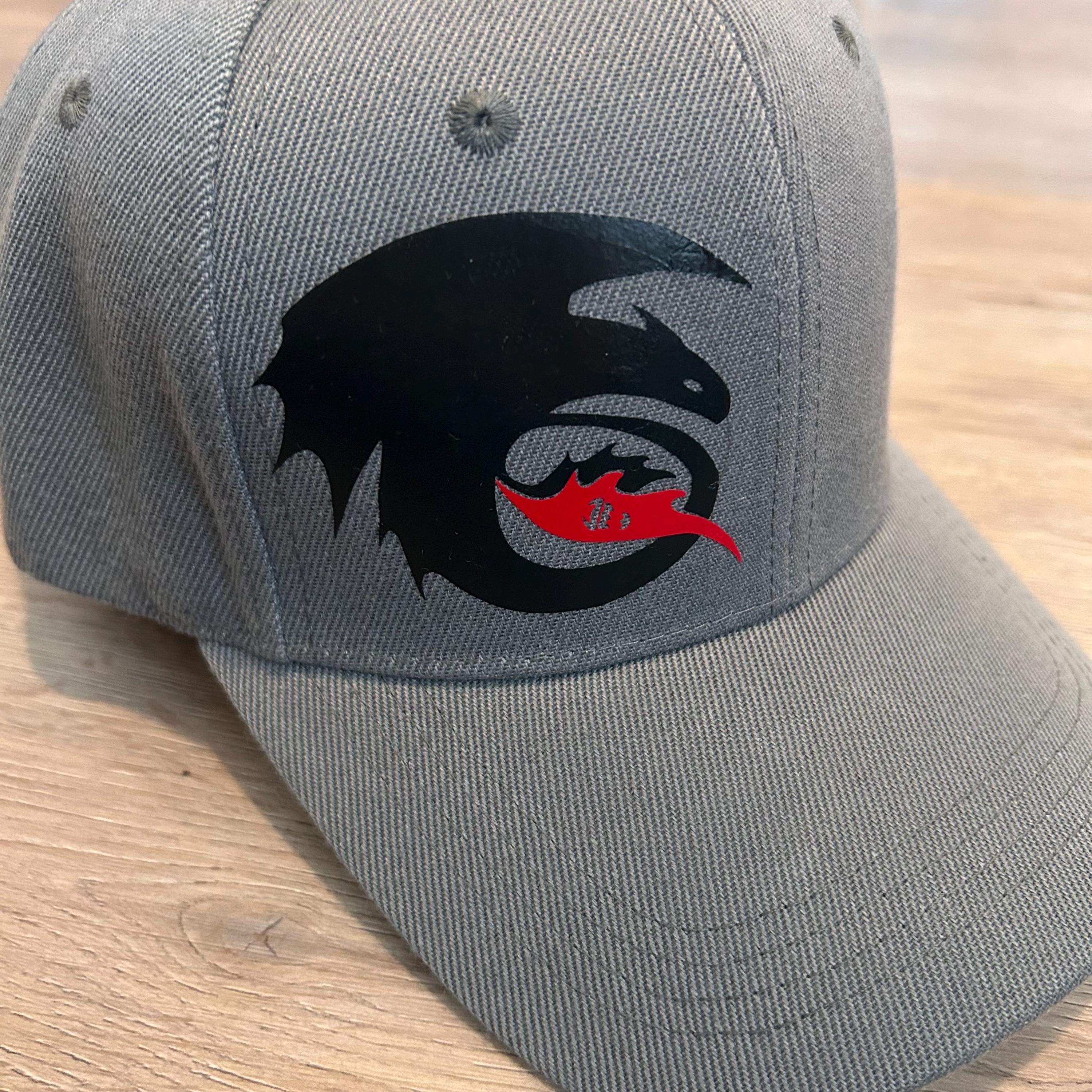 Dragon Silhouette Hat | Handmade Fantasy Cap | Toothless Hat