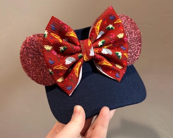 READY TO SHIP-Mulan Mouse Ear Visor, Princess Weekend Mouse Ear Visor, Mulan Costume Mouse Ears