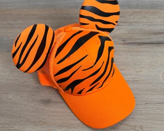 Tigger Inspired Mouse Ear Costume Hat, Comfortable Mouse Ears without a Bow