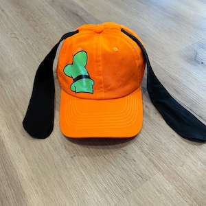 Goofy Inspired Mouse Ear Hat, Mouse Ears for Men, Customizable Mouse Ears for Running Costumes, Mouse Ears without Bows