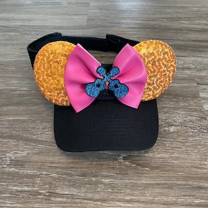 Coco Mouse Ear Visor, Comfortable Mouse Ears for Running Costume, Wine and Dine Costume Idea, Running Mouse Ears