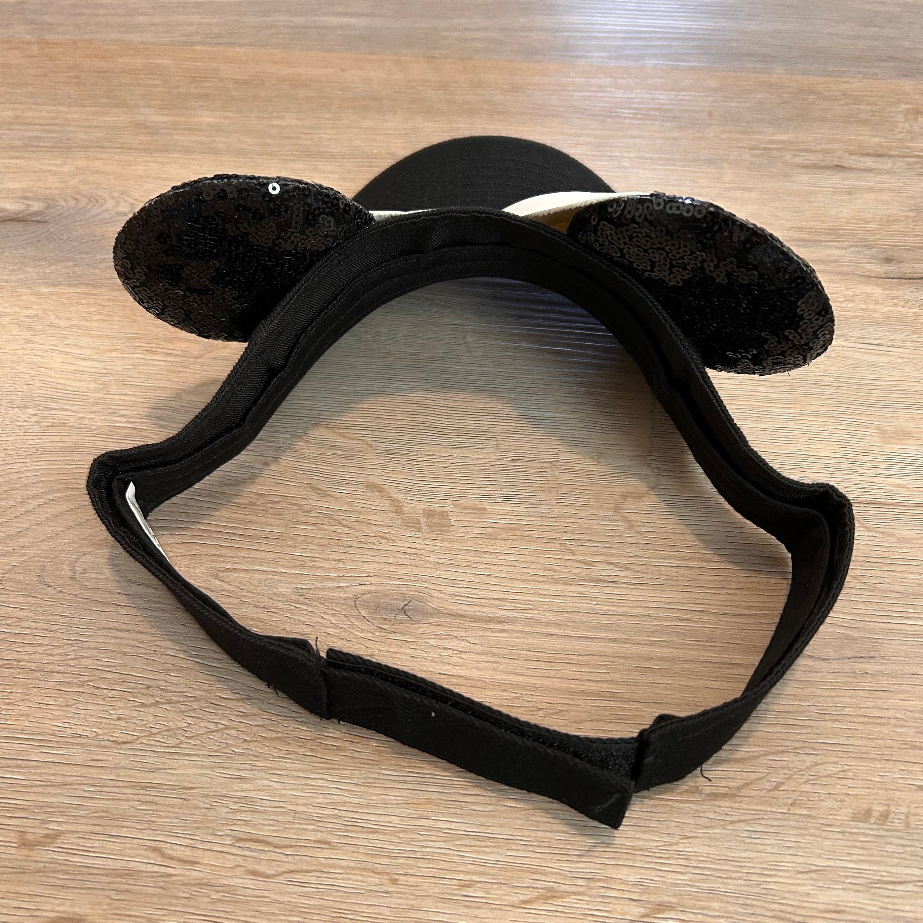 Ready to Ship-glow in the Dark Ghost Mouse Ear Visor  display picture 2