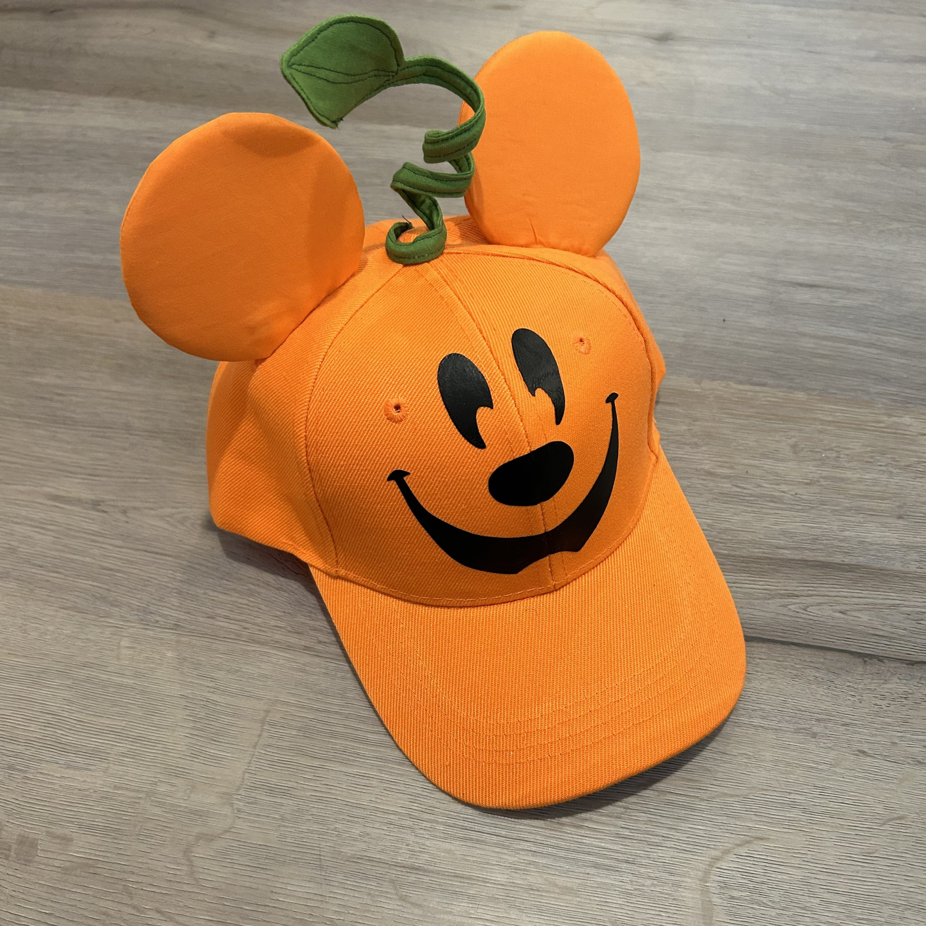 Pumpkin Mouse Ears, Pumpkin Mouse Ear Hat for Men, Pumpkin Mouse Ear Hat  with No Bow