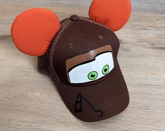 Youth Tow Truck Mouse Ears Hat, Cars Inspired Costume