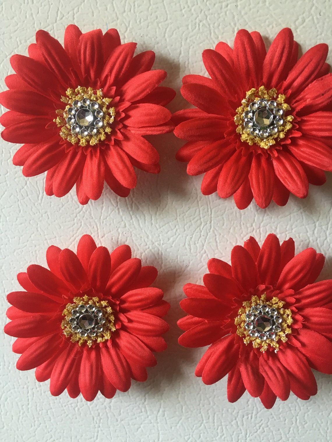 Artificial Flower set of 4 Etsy Sweden