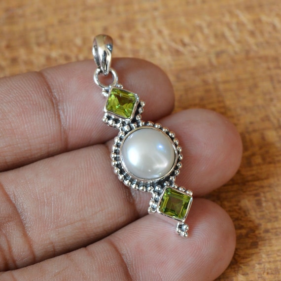 Pearl, Emerald & Peridot Necklace – CRAIGER DRAKE DESIGNS®